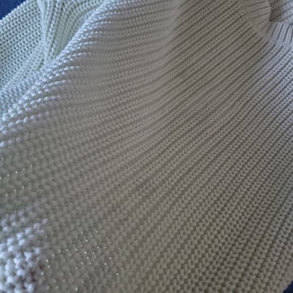 Tory Burch Sport Women's Chunky Knit Cotton Blend Sweater Size S Oversized Fall - Picture 11 of 16